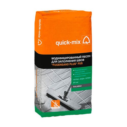 Модифицированный песок quick-mix FUGENSAND PLUS для заполнения швов 25кг  в Липецке